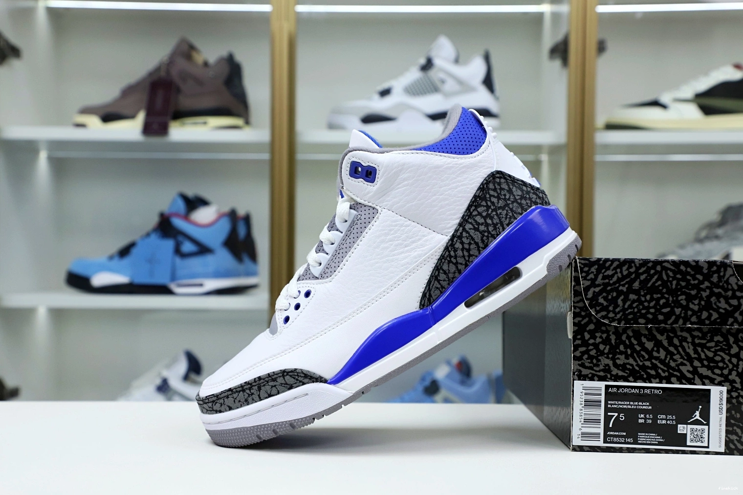 JORDAN AIR RETRO 'RACER (CT8532-145) 3 BLUE' 1224